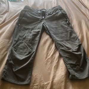 Army green Capri pants